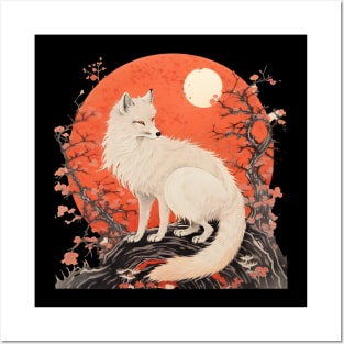 Japanese Fox Kitsune Posters and Art